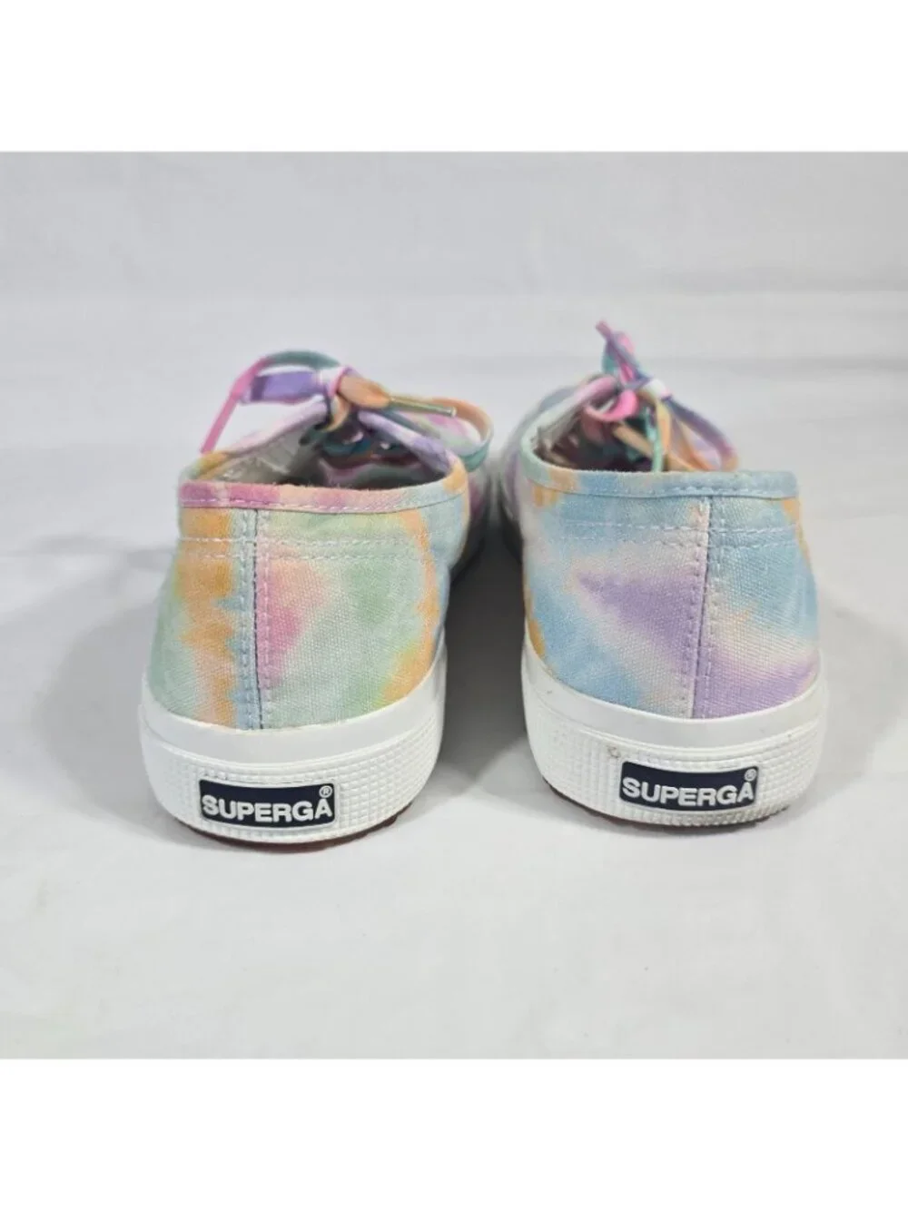 Superga Sneakers Tie Dye Sneakers Rainbow Pastel Women Size 8.5 Casual